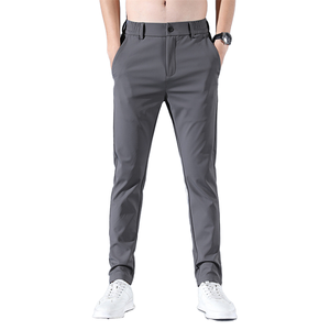 Pantalon de Costume Premium pour Homme – Décontracté, Sur Mesure, Coupe Slim, Noir - Product Image 4