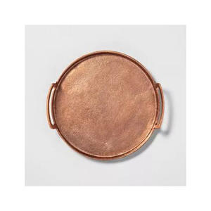 Plateau de service et de présentation en aluminium de qualité supérieure, accessoire de décoration contemporaine pour la maison - Product Image 2