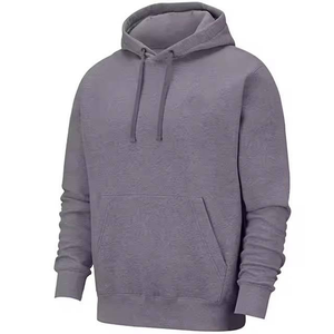 New Style Streetwear Fashion 100% Cotton <b>Thick</b> <b>Fleece</b> Pocket Custom Logo Regular Fit Breathable Quick Dry Winter Men Hoodies - Product Image 1