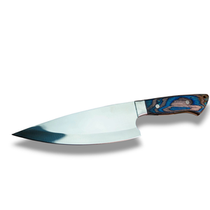Cuchillos de Cocina Hechos a Mano con Mango Ergonómico de Madera y Hoja de Acero Pulido para Corte Profesional de Carne - Product Image 1