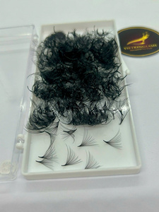 ขนตาปลอมสำเร็จรูประดับมืออาชีพ 20D 0.03 เมกะวอลลุ่ม ต่อขนตาได้ง่าย ใช้ขนสังเคราะห์นุ่ม ทำด้วยมือ ให้ลุคธรรมชาติ ยาวพิเศษ - Product Image 5