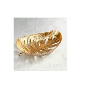 Cuenco de Aluminio Fundido con Diseño Martillado y Acabado Dorado, Ecológico, Multifuncional, Hecho a Mano, Decorativo para Mesa, Hogar y Hotel - Product Image 1