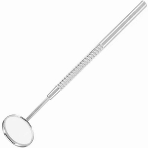 Miroir buccal dentaire manuel en acier inoxydable, poignée ergonomique, instrument dentaire chirurgical de haute qualité, certifié CE, cliniques - Product Image 2