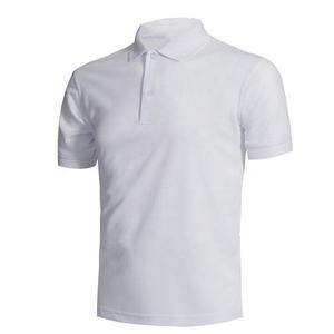 Produit phare : Col en toile solide pour chemises pour hommes / Vente en gros de chemises pour hommes de haute qualité à séchage rapide sans poche, style polo - Product Image 5