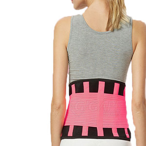 Fitness Support Adjustable Durable Compression Neoprene Waist Trimming <b>Belt</b> with Hook Loop Closure for <b>Exercise</b> Workout Sessions - Product Image 5