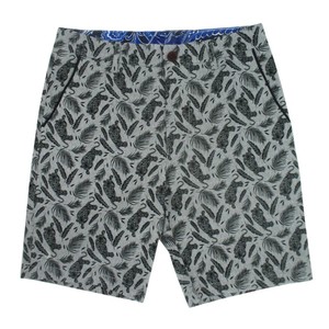 Short cargo de plage d'été de marque personnalisée Short cargo pour hommes service ODM Design à imprimé tropical fait de maille de coton matériel direct - Product Image 2