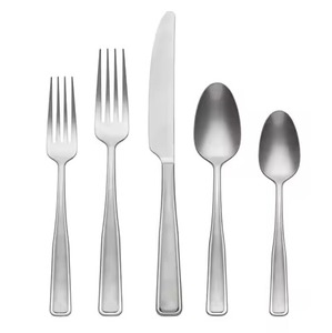 Luxury Metal <b>Spoon</b> And Fork Set Cutlery Set Premium Stainless Flatware Collection For Catering Banquet Events - Product Image 1