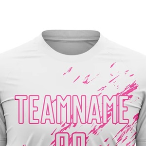 Camiseta de Fútbol Sublimada Personalizada con Nombre de Equipo, Unisex, Cuello en V, Rayas Verdes y Negras, Media Absorción de Humedad, Poliéster, Nombre del Jugador en la Parte Delantera - Product Image 6