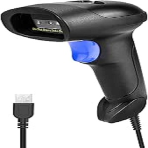 เครื่องอ่านบาร์โค้ดไร้สาย CQH10BG 2.4G แบบมีสาย USB 1D CCD เครื่องสแกนบาร์โค้ด BT สำหรับร้านค้าปลีก สแกนราคา - Product Image 1