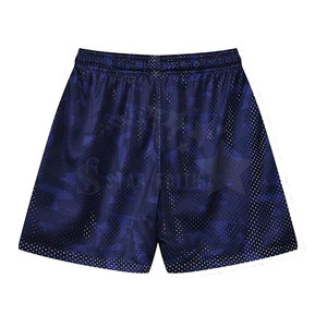 Pantalones Cortos Deportivos Casuales para Hombre, Transpirables, Ecológicos, de Malla, Ajuste Cómodo, Cintura Elástica, para Actividades al Aire Libre - Product Image 2
