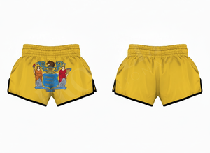 Shorts de Muay Thai Taille Haute Couleur Personnalisée – Dernier Design pour Kickboxing, Arts Martiaux, Entraînement – Respirant en Satin pour la Gym - Product Image 5