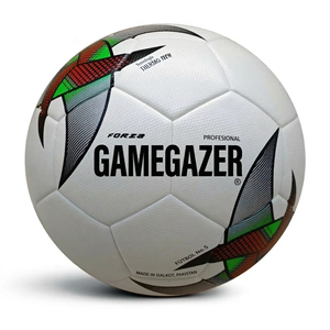 GAMEGAZER TB-1009 Ballon de football professionnel en cuir PU personnalisable cousu à la main Taille 5 Poids 400-450G Circonférence 680-700MM - Product Image 1