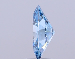 Diamant ovale bleu vif fantaisie, cultivé en laboratoire, certifié IGI, qualité VVS2, polissage excellent, pierre synthétique CVD pour bijoux sur mesure - Product Image 3