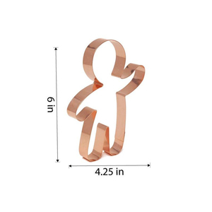 Copper Made Eco-Friendly White <b>Cookie</b> Cutters Set Man Shape for <b>Cookies</b> Fondant Cake Decorating Pastry Baking Fun High Quality - Product Image 1