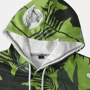 Sudadera con capucha de alta densidad, cálida y cómoda, estilo streetwear para hombre, con puños acanalados, informal, hecha en Pakistán. - Product Image 3