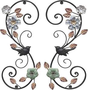 Décoration murale en fer de qualité supérieure pour salon, chambre, bureau, design moderne et élégant. - Product Image 4