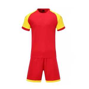 Conjunto de Camiseta de Fútbol para Hombre con Degradado Amarillo y Azul, Cuello en V, Manga Corta, Absorbe la Humedad, Uniforme Sublimado, Ropa Deportiva de Verano para Adultos - Product Image 5