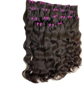 Comprar Natural sin procesar Real Remy indio virgen cabello humano recto ondulado Pelo Rizado Fabricación en la India para la venta - Product Image 5