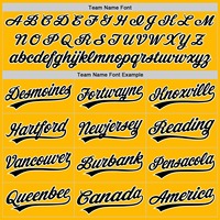 Maillot de baseball Yourteams pour hommes, manches courtes, jaune, sublimé, anti-transpiration, coupe classique, vêtements d'équipe pour adultes