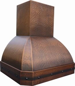 Hotte de cuisine de style traditionnel en cuivre, fabriquée avec du cuivre de qualité supérieure, ventilation fiable pour la cuisine, élégance pour la maison - Product Image 2