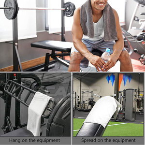 Serviette de sport en microfibre tricotée à séchage rapide avec tissu doux et design léger pour la salle de sport, le fitness, le yoga, les voyages, la natation et les activités de plein air - Product Image 3