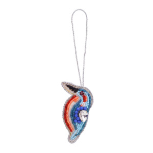 Abalorios Decorativos Hechos a Mano con Incrustaciones de Pájaro Guardabarro Multicolor, Bolsa de Regalo de Lujo de Satén, Adornos para Bolsos de Mujer, Bolsos de Niña y Mochilas - Product Image 1