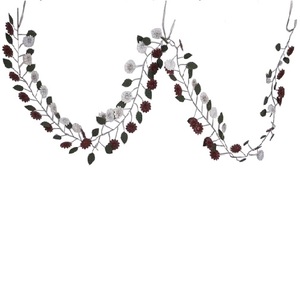 Guirlande suspendue artisanale de luxe en forme de Noël, galvanisée, pour décoration extérieure moderne et écologique de fêtes et festivals - Product Image 4
