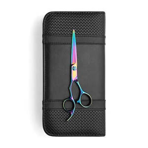 Tijeras de Corte de Pelo Profesionales para Zurdos, Diseño Ergonómico, Acero Inoxidable Japonés de Alta Calidad, Perfectas para Salón - Product Image 1