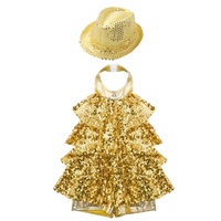 4-16 Kids Training Dancewear Set Filles stage Performance Stage Dance Wear Modern Jazz Latin Dance Costume