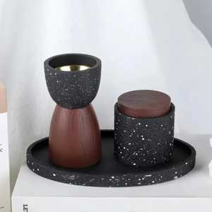 Hotsale Different Colour Terrazzo Metal Incense Burner Premium Quality Bakhoor Incense Burner Customised Incense Burner Regular - Product Image 2