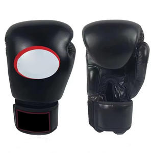 Guantes de Boxeo de Piel de Vacuno Genuina de Calidad, Color Marrón Personalizado, con Cierre de Velcro, Guantes de Boxeo para Niños, Material de PU Ligero - Product Image 2