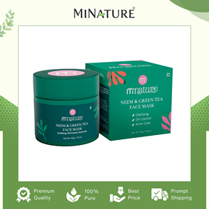 Mascarilla Facial de Neem y Té Verde de Primera Calidad - Fórmula Natural para el Cuidado de la Piel de un Vendedor Confiable de Origen Indio - Product Image 3