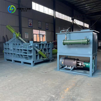 Presse à balles hydraulique compacte pour ferraille de cuivre, acier inoxydable et canettes en aluminium pour station de tri.