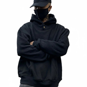 Sudadera con Capucha de Lujo Tallas Grandes 100% Algodón, Unisex, Corte Holgado, Suave, Transpirable, Estilo Casual Urbano Esencial - Product Image 3
