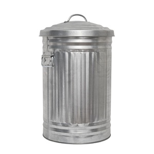 Nouveau panier de rangement rond en métal galvanisé fait main, écologique, portable, pour intérieur et extérieur, haute qualité - Product Image 4