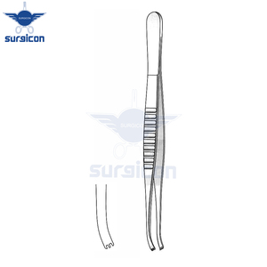 Pinzas Fox de 13 cm / 5 Pulgadas Sin Bloqueo, Pinzas Quirúrgicas de Acero Inoxidable para Agarrar Tejidos, para Cirugía General y Cirugía Plástica - Product Image 3
