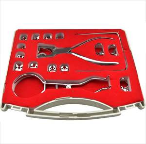 Nuevo Kit de Dique de Goma Dental Manual de Acero 2024 para Cirugía Dental, Instrumentos Quirúrgicos Dentales, Perforador de Dique, Certificado CE, Garantía de por Vida - Product Image 2