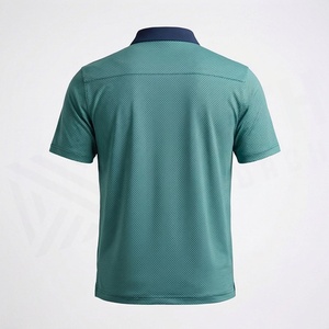 เสื้อโปโลแขนสั้นลำลองสำหรับผู้ชายลายพิมพ์สำหรับฤดูร้อน ทรงเข้ารูป ระบายอากาศได้ดี เหมาะสำหรับเล่นกอล์ฟและกีฬา - Product Image 2