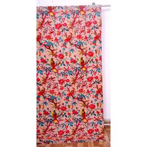 Couverture de lit indienne vintage en coton 100% fait main, réversible, patchwork, confortable et de haute qualité, style Kantha du Bengale - Product Image 2