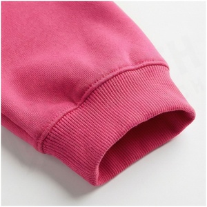 Women <b>Pink</b> Hooded <b>Sweatshirt</b> & Jogger Pants Set Casual Solid Color Full Sleeve Tracksuit Autumn Wear 100% Cotton Loose Fit - Product Image 6
