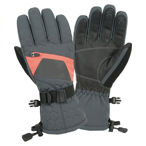 Unisex Youth High Quality Winter Snowboarding <b>Ski</b> <b>Gloves</b> Polyester Full Finger Heat Insulated Windproof Waterproof Custom Logo - Product Image 6