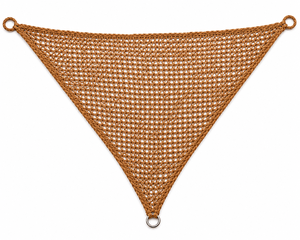 Voile d'ombrage triangulaire naturelle en fibre de coco CoirCanopy pour jardin, patio, extérieur, protection solaire, écologique, tapis paysager pour complexe hôtelier - Product Image 1