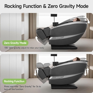 Silla de Masaje de Alta Calidad al por Mayor con Riel SL, Sillas de Masaje Relajantes de Cuerpo Completo, Silla de Masaje Shiatsu Elegante y Duradera - Product Image 5