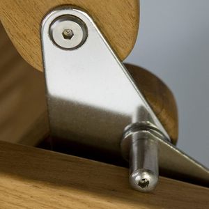 Fauteuil de jardin pliable et inclinable en teck, moderne, écologique et haut de gamme, pour terrasse extérieure - Product Image 3
