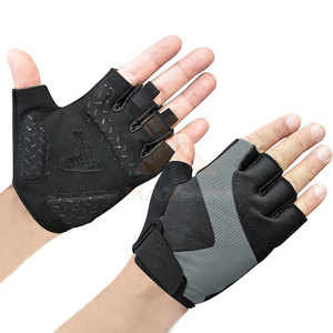 Gants de fitness en cuir de haute qualité à marque privée en stock, avec sangle de poignet réglable, antidérapants, les plus vendus - Product Image 1