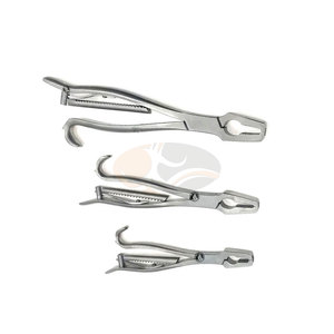 Ensemble de 3 pinces orthopédiques vétérinaires miniatures pour la réduction osseuse, pinces de maintien osseux en acier inoxydable, manuelles - Product Image 4