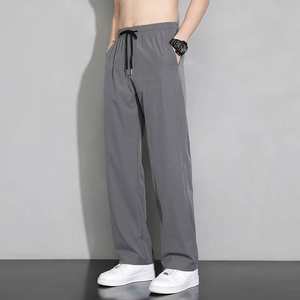 Pantalones Deportivos Casuales de Verano para Hombre, de Alta Calidad, Nueva Colección, Delgados, de Secado Rápido, Corte Holgado, de Seda de Hielo - Product Image 4
