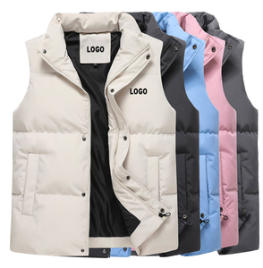 Men’s Outdoor Puffer Vest Jacket Windproof Lightweight Quilted Insulated Sleeveless Winter <b>Coat</b> with Comfortable Layering Design - Product Image 1