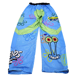 Sibrin Custom Printed Sublimated Inline <b>Roller</b> Hockey Pants Polyester Mesh Cordura Padding Pro Protective Moisture-Wicking Quick - Product Image 3