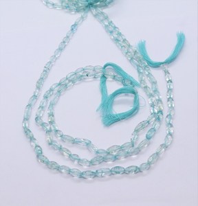 Cuentas de Topacio Azul Cielo Natural en Forma de Pepita Irregular y Lisa de 5x9 MM, Cuentas de Topacio Azul Cielo Natural de 13 Pulgadas - Product Image 4